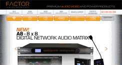 Desktop Screenshot of factorelectronics.com